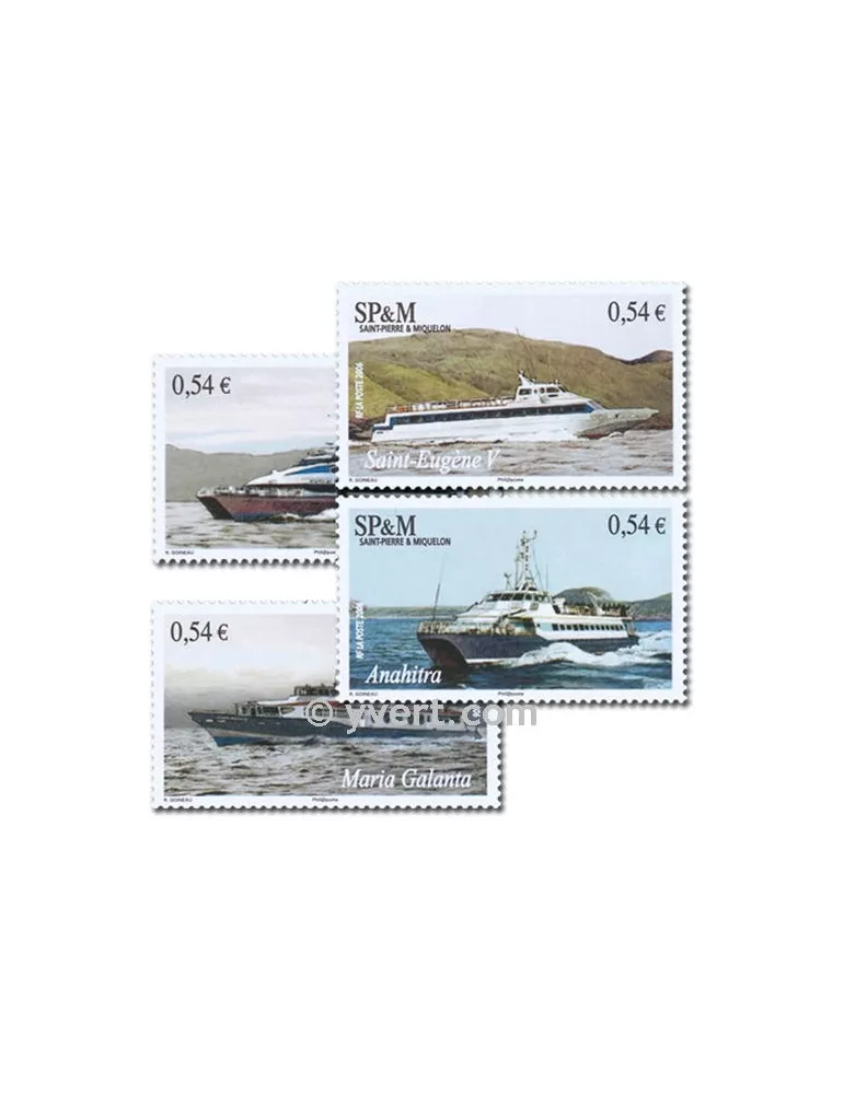 n° 877/880 (BF 11) - Timbre Saint-Pierre et Miquelon Poste
