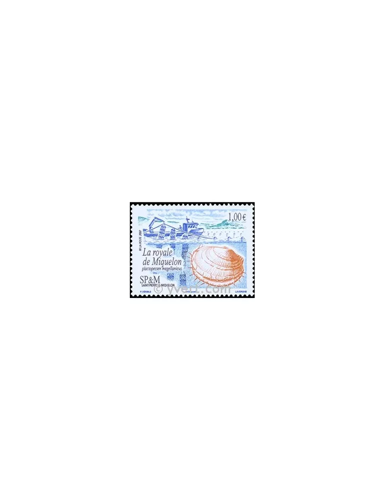 n° 884 - Timbre Saint-Pierre et Miquelon Poste