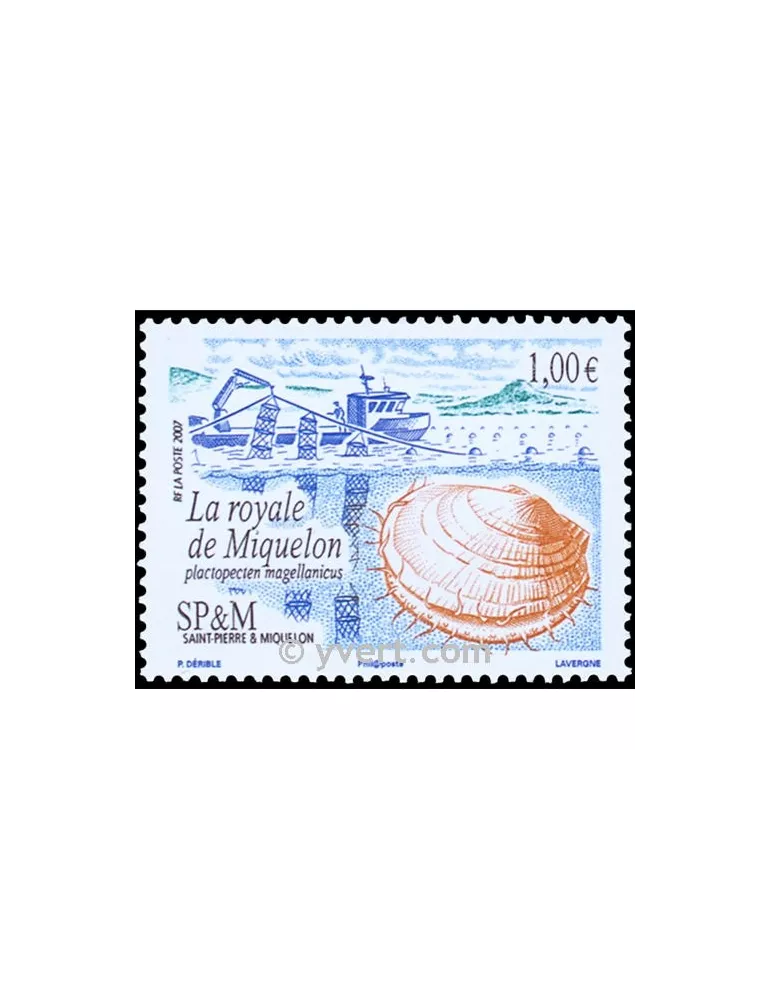 n° 884 - Timbre Saint-Pierre et Miquelon Poste