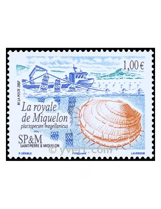 n° 884 - Timbre Saint-Pierre et Miquelon Poste