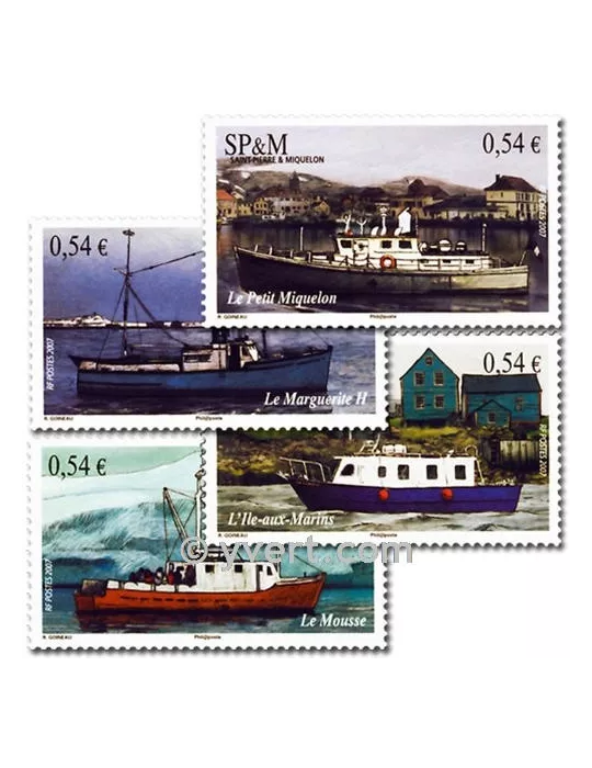 n° 905/908 (BF 12) - Timbre Saint-Pierre et Miquelon Poste