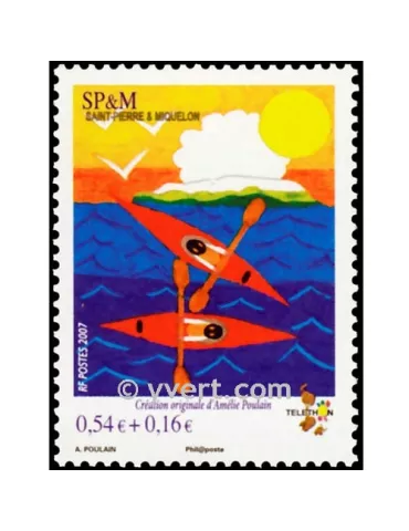 n° 909 - Timbre Saint-Pierre et Miquelon Poste 2