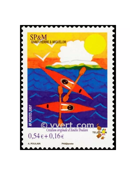 n° 909 - Timbre Saint-Pierre et Miquelon Poste