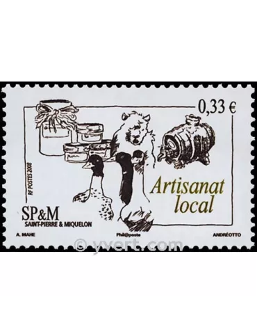 n° 917 - Timbre Saint-Pierre et Miquelon Poste 2