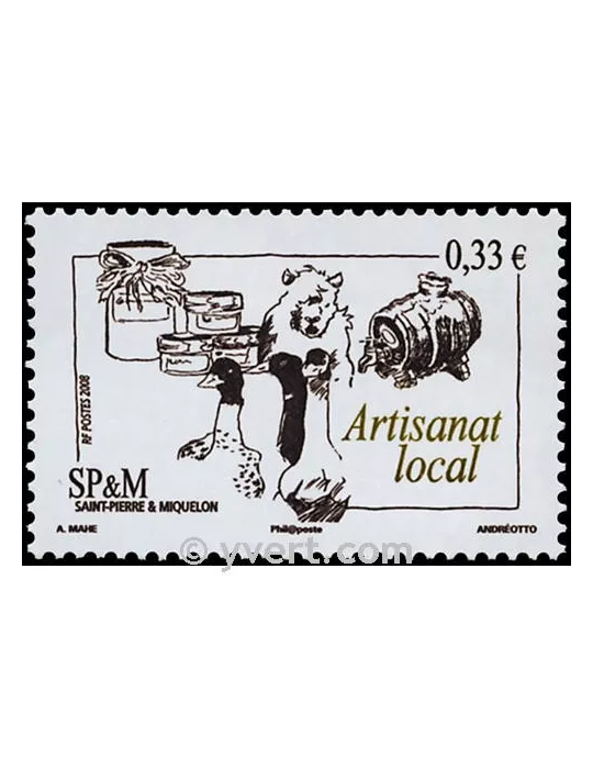 n° 917 - Timbre Saint-Pierre et Miquelon Poste