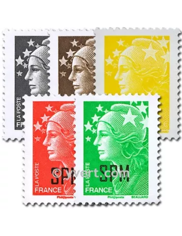 n° 932/936 - Timbre Saint-Pierre et Miquelon Poste 2