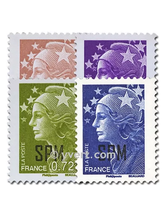 n° 941/944 - Timbre Saint-Pierre et Miquelon Poste