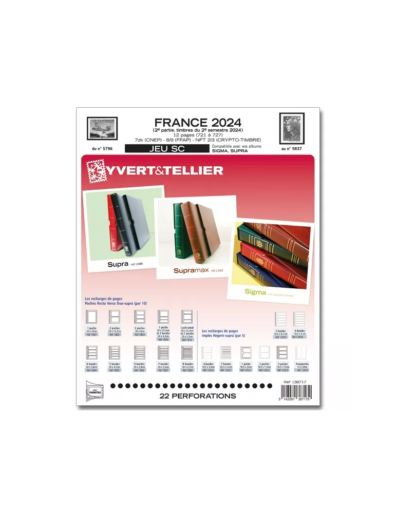 FRANCE SC : 2024 - 2E SEMESTRE (JEUX AVEC POCHETTES)