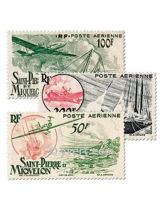 n° 18/20 - Timbre Saint-Pierre et Miquelon Poste aérienne