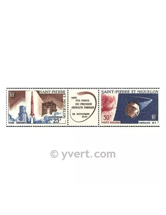 n° 34A - Timbre Saint-Pierre et Miquelon Poste aérienne