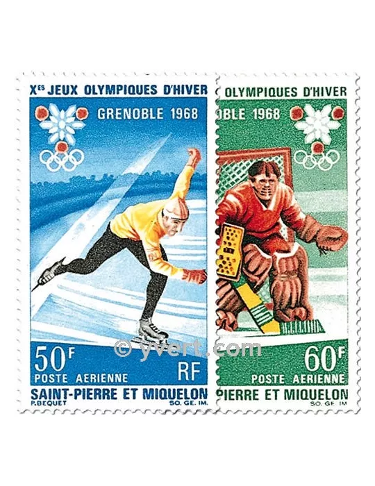 n° 40/41 - Timbre Saint-Pierre et Miquelon Poste aérienne