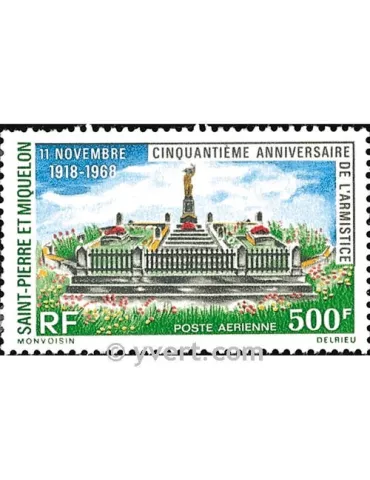 n° 42 - Timbre Saint-Pierre et Miquelon Poste aérienne