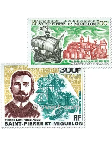 n° 46/47 - Timbre Saint-Pierre et Miquelon Poste aérienne