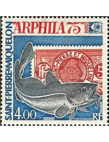 n° 60 - Timbre Saint-Pierre et Miquelon Poste aérienne