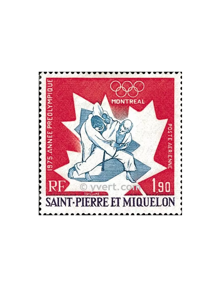 n° 61 - Timbre Saint-Pierre et Miquelon Poste aérienne