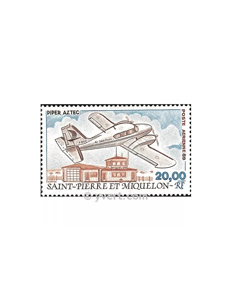 n° 68 - Timbre Saint-Pierre et Miquelon Poste aérienne