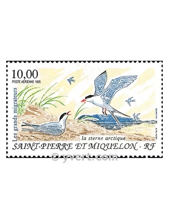 n° 74 - Timbre Saint-Pierre et Miquelon Poste aérienne