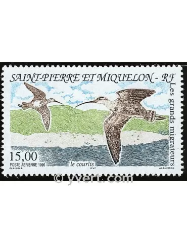 n° 75 - Timbre Saint-Pierre et Miquelon Poste aérienne