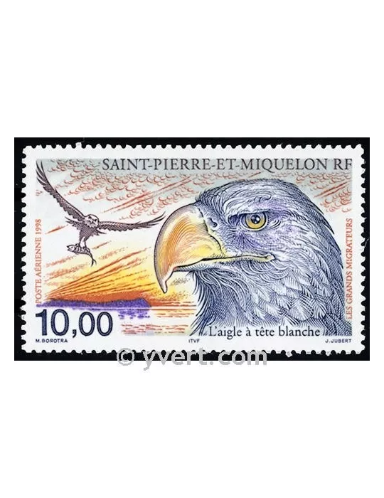 n° 78 - Timbre Saint-Pierre et Miquelon Poste aérienne