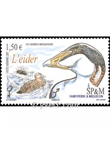 n° 87 - Timbre Saint-Pierre et Miquelon Poste aérienne