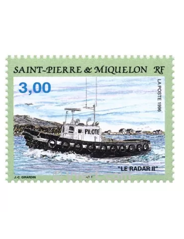 n° 5 - Timbre Saint-Pierre et Miquelon Bloc et feuillets