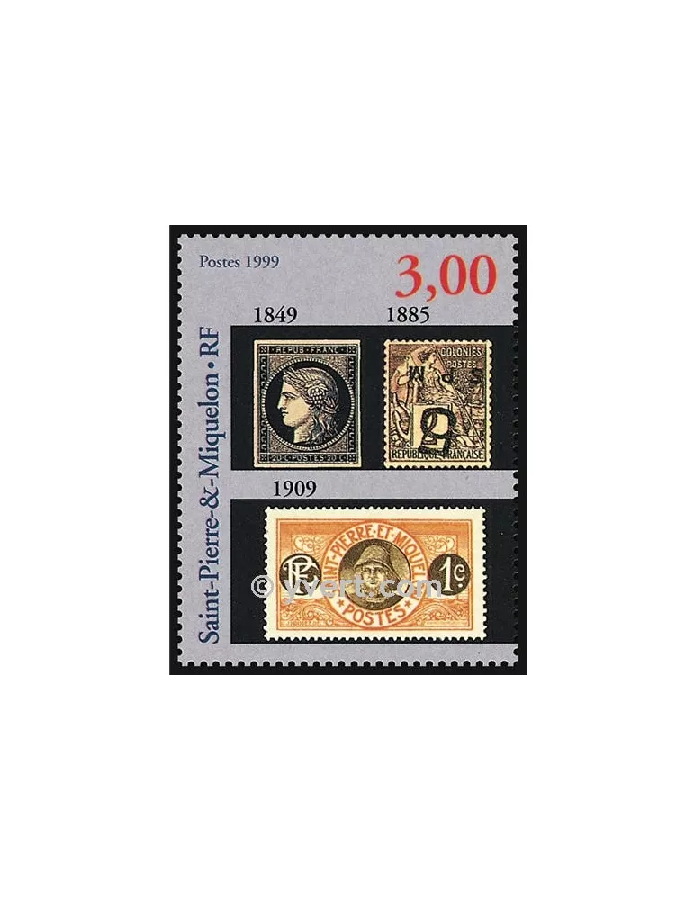 n° 6 - Timbre Saint-Pierre et Miquelon Bloc et feuillets