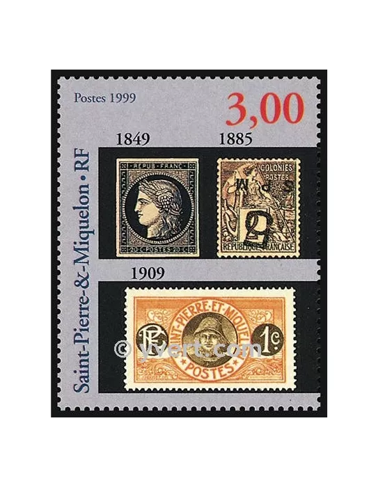 n° 6 - Timbre Saint-Pierre et Miquelon Bloc et feuillets