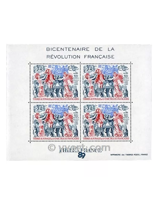 n° 1 - Timbre TAAF Bloc et feuillets