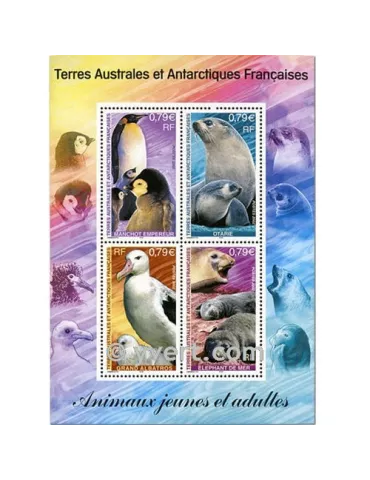 n° 8 - Timbre TAAF Bloc et feuillets
