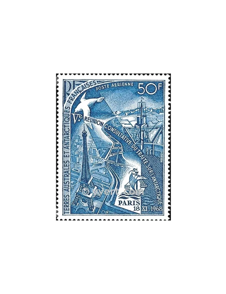 n° 18 - Timbre TAAF Poste aérienne