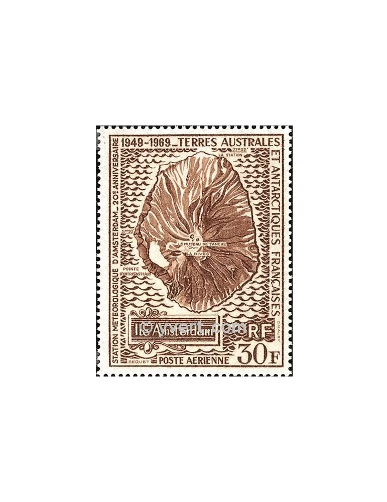 n° 22 - Timbre TAAF Poste aérienne