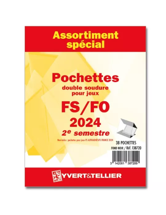 Assortiment de pochettes (double soudure) : 2024-2e semestre