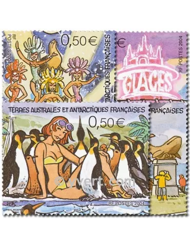 n° 399/402 - Timbre TAAF Poste 2