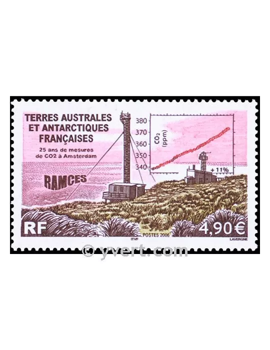 n° 444 - Timbre TAAF Poste