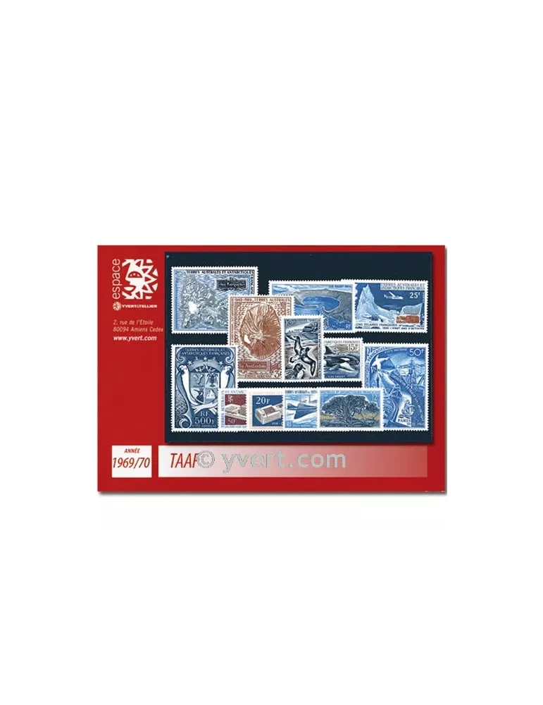 n° 28/33+PA17/22 - TAAF Année complète (1969/70)