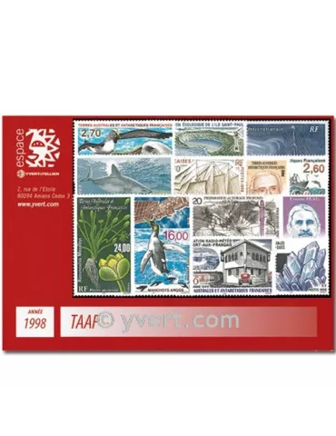 n° 226/234+PA146/50 - Timbre TAAF Année complète (1998)