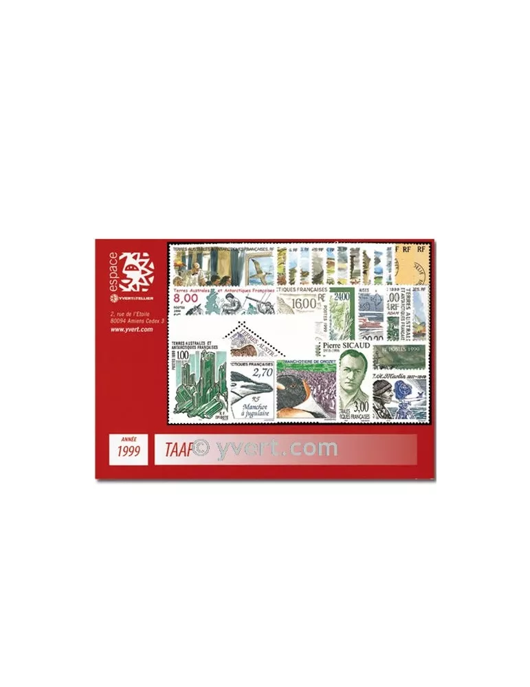 n° 235/263 - Timbre TAAF Année complète (1999)