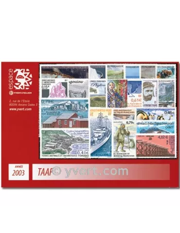 n° 349/383 - Timbre TAAF Année complète (2003)