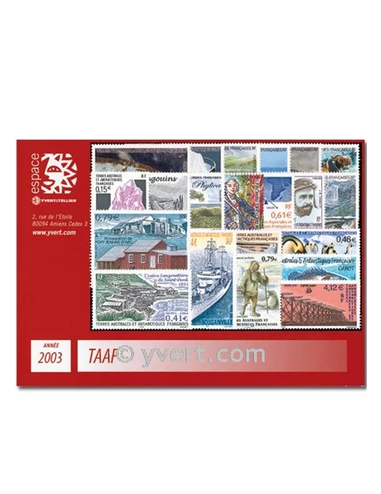 n° 349/383 - Timbre TAAF Année complète (2003)