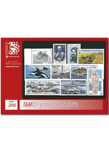 n° 435/452 - Timbre TAAF Année complète (2006)