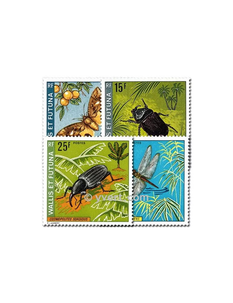 n° 185/188 - Timbre Wallis et Futuna Poste