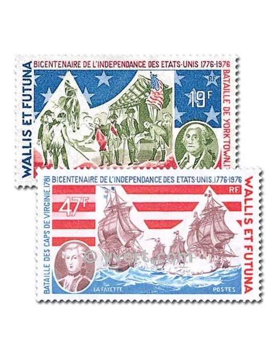 n° 190/191 - Timbre Wallis et Futuna Poste
