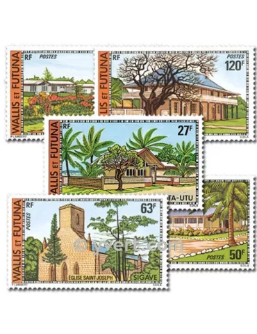 n° 203/207 - Timbre Wallis et Futuna Poste 2