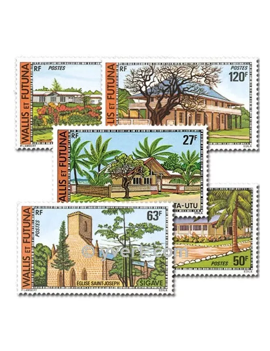 n° 203/207 - Timbre Wallis et Futuna Poste
