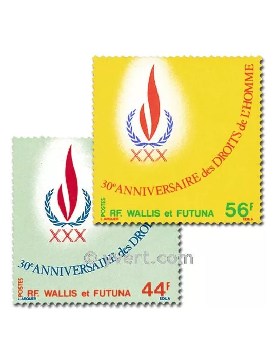 n° 224/225 - Timbre Wallis et Futuna Poste