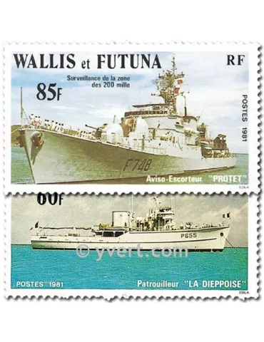 n° 279/280 - Timbre Wallis et Futuna Poste