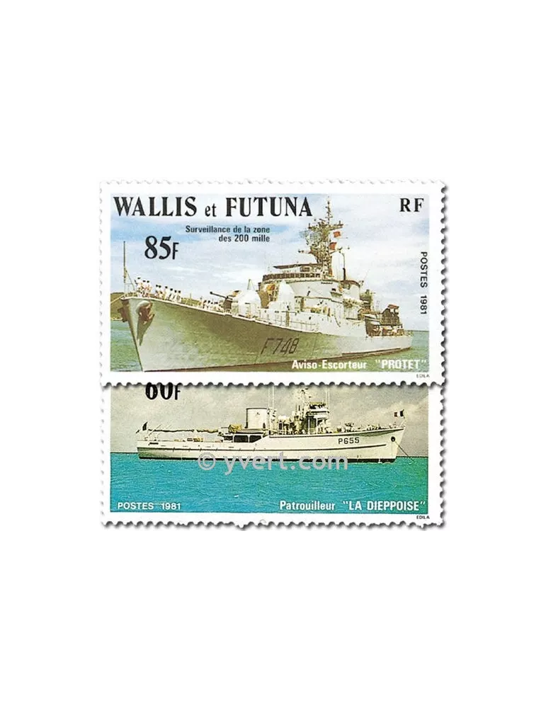 n° 279/280 - Timbre Wallis et Futuna Poste