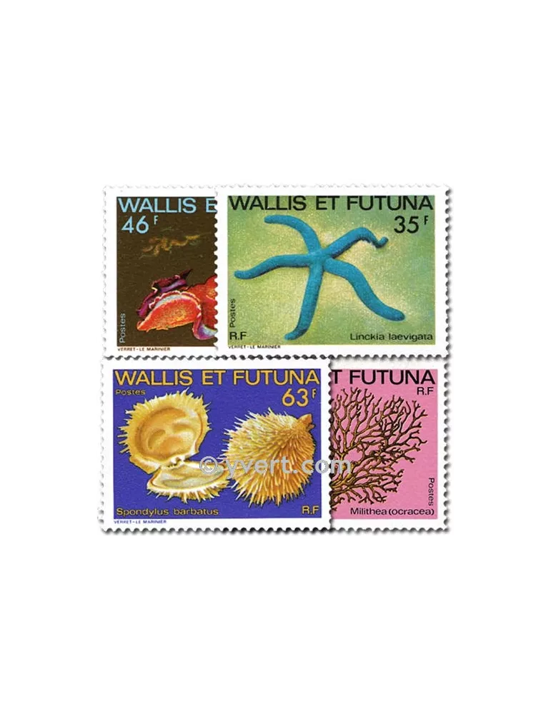 n° 297/300 - Timbre Wallis et Futuna Poste