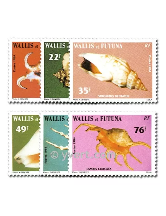 n° 312/317 - Timbre Wallis et Futuna Poste