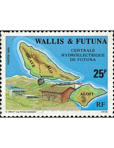 n° 386 - Timbre Wallis et Futuna Poste 2